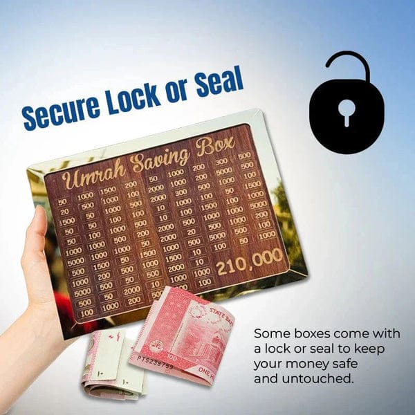 Umrah Saving Box "Journey to Makkah starts here" - Beauty Basket