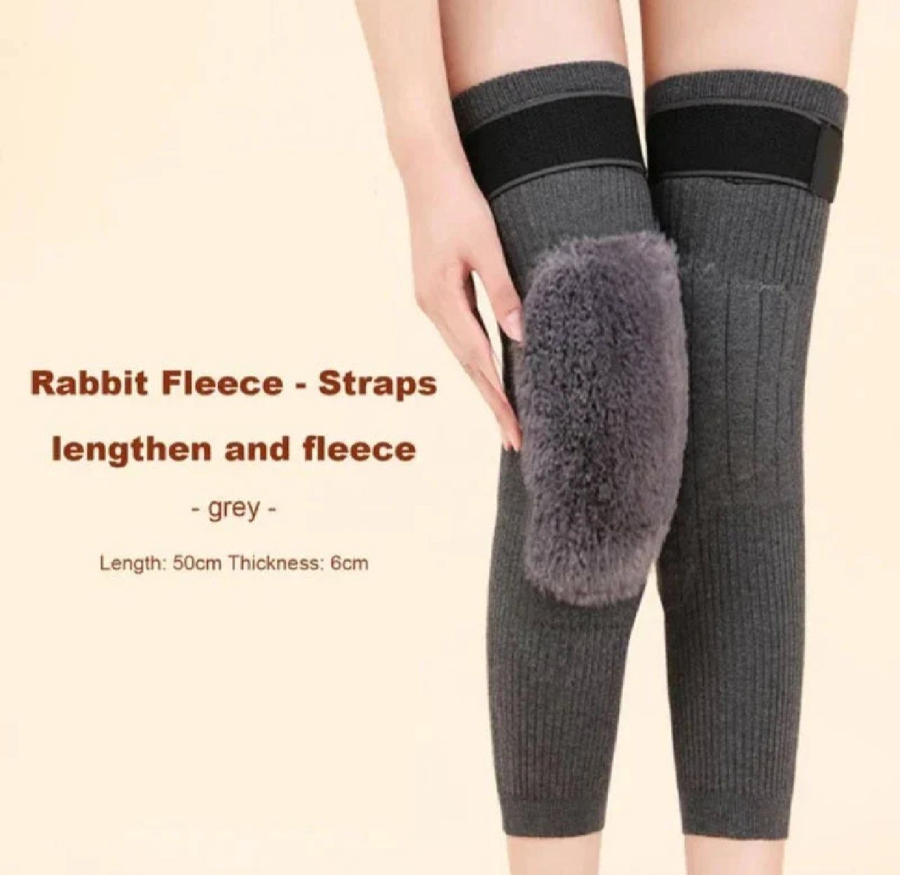 Knee Warmer – Woolen Blend Thermal Leg Warmers (Pair) - Beauty Basket